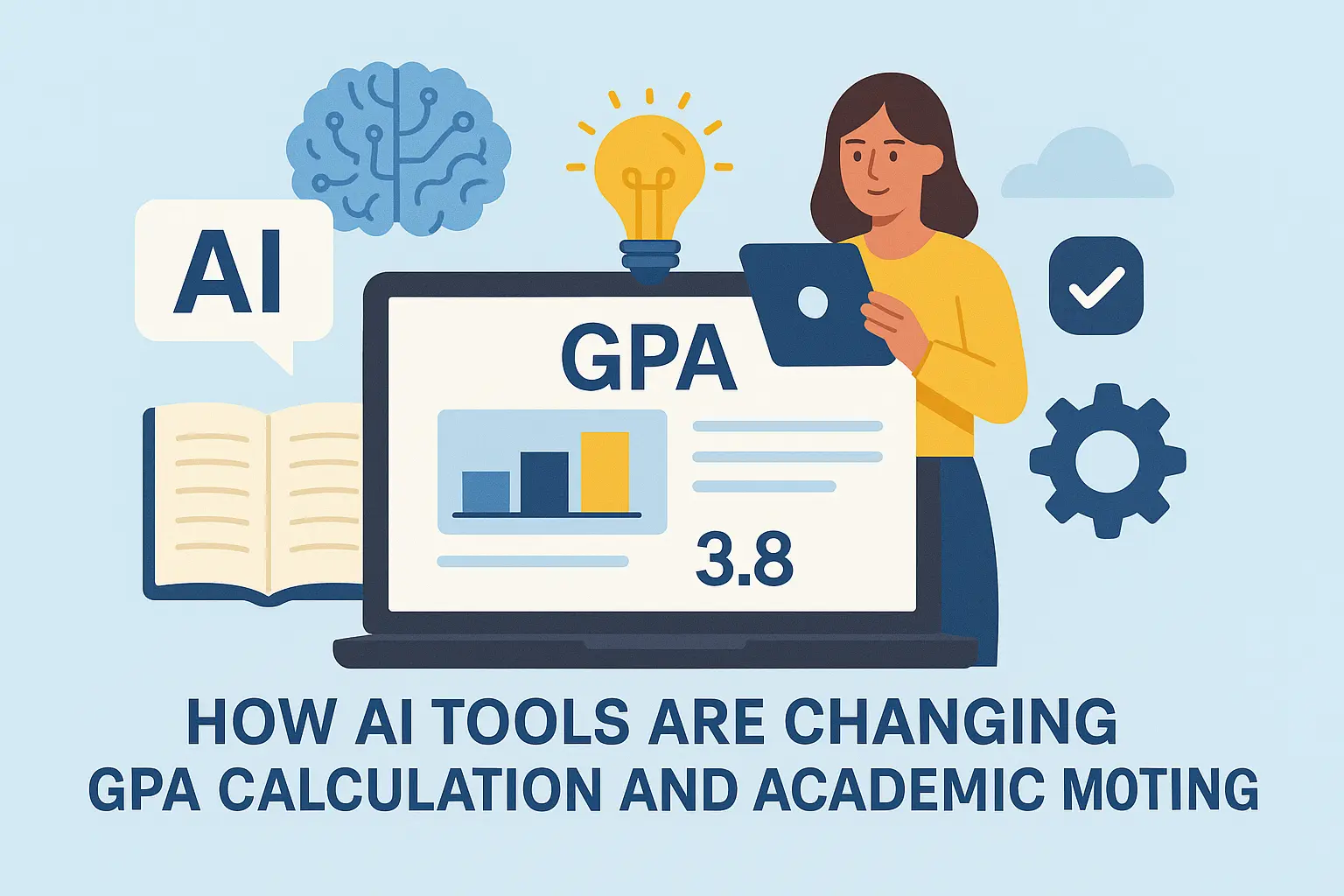 A student's learning path can be shown to be improved with the help of AI