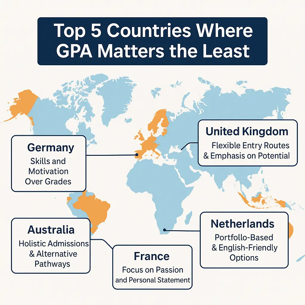 Countries Where GPA Is Least Important